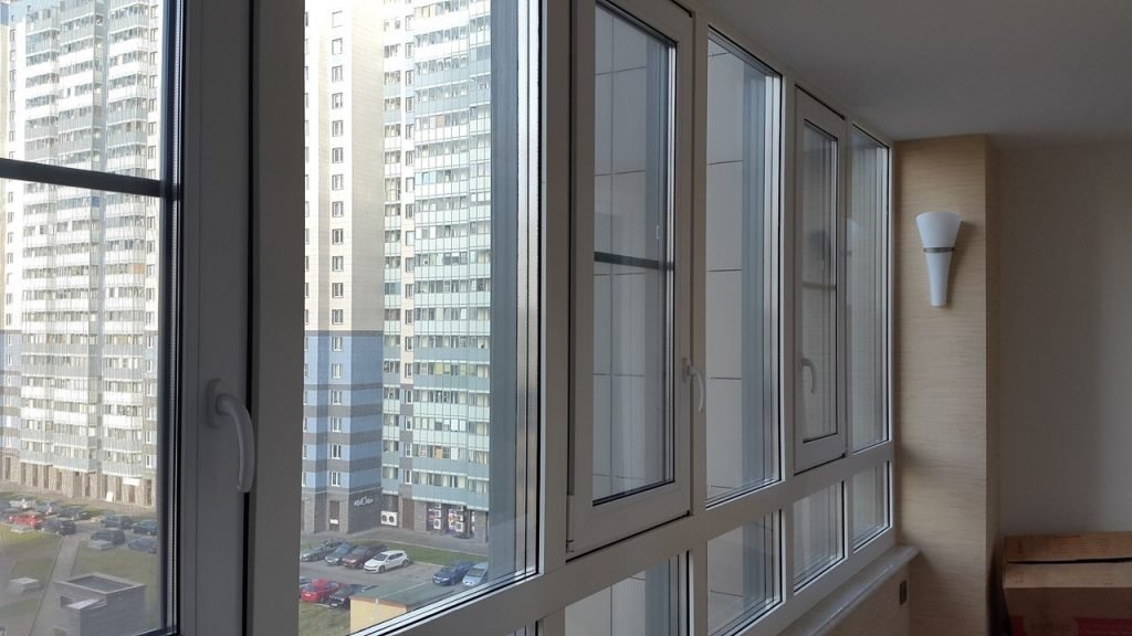 Утепление балкона с фасадным остеклением 